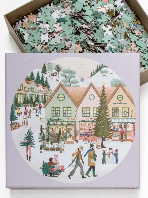 White Christmas puslespill med 1000 brikker