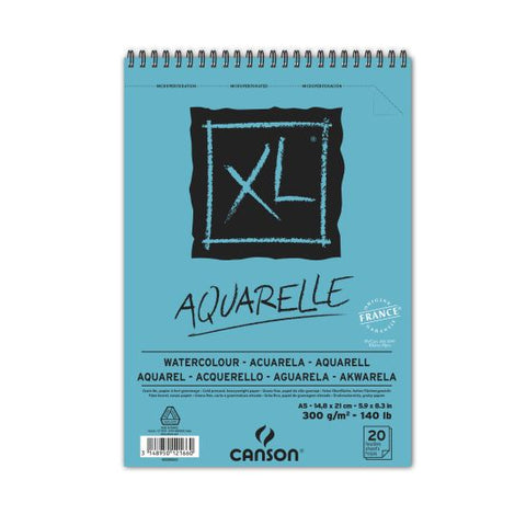 TEGNEBLOKK CANSON XL AQUARELLE 20 ARK