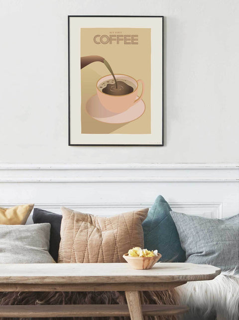 But first coffee poster