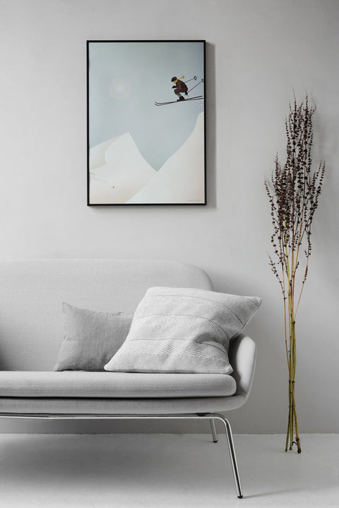 Skiing poster