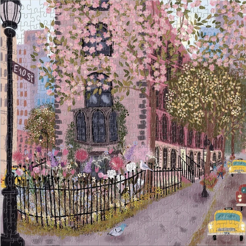 Blooming Streets 500 Piece Puzzle