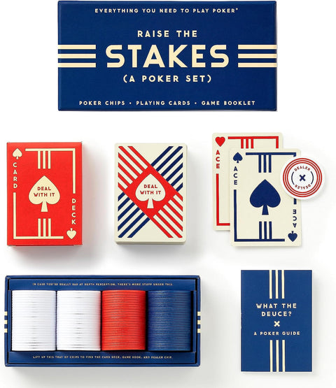 Raise the stakes poker game set