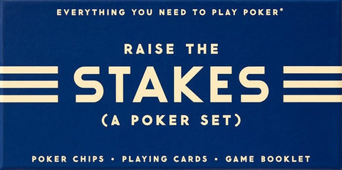 Raise the stakes poker game set