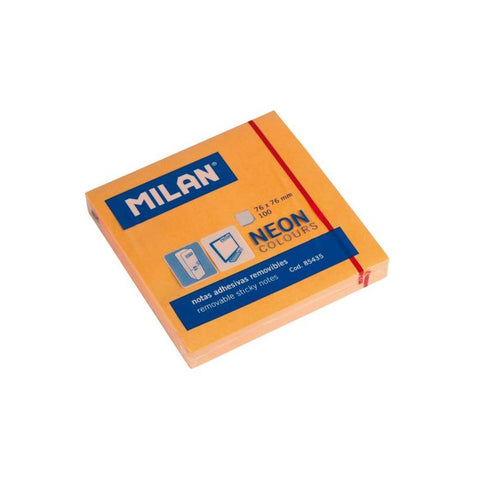 STICKY NOTES MILAN 100 STK ORANSJE 76X76 MM