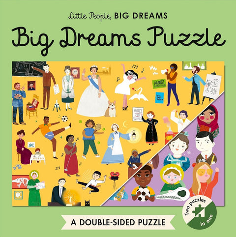 Little People, Big Dreams Puzzle - 100-Piece Double-Sided Puzzle