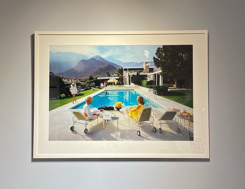 Poolside Gossip, 108cm x 80cm. (Slim Aarons - 1970)