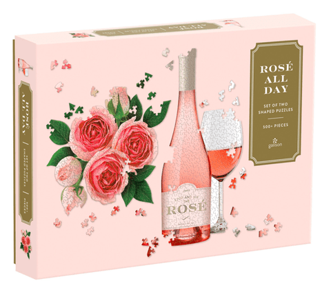 Rosé All Day 2 in 1 Shaped Puzzle Set