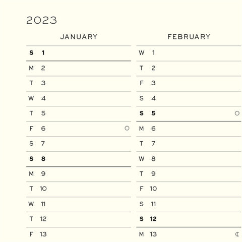 Monthly Planner 2023 B5